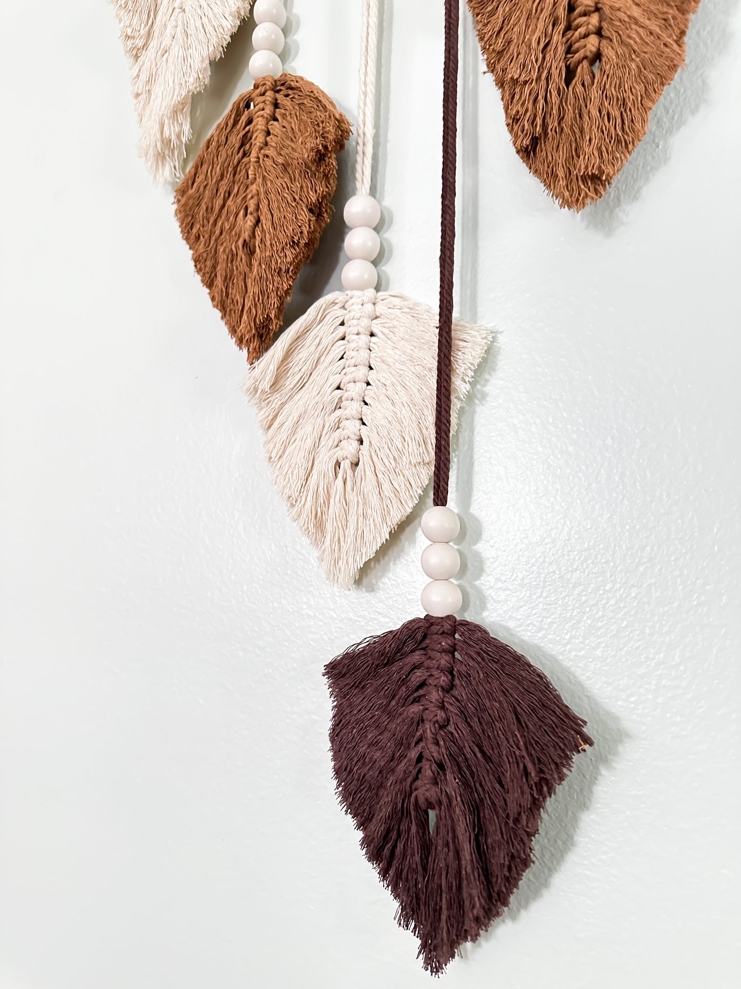 Simple Macramé Feathers