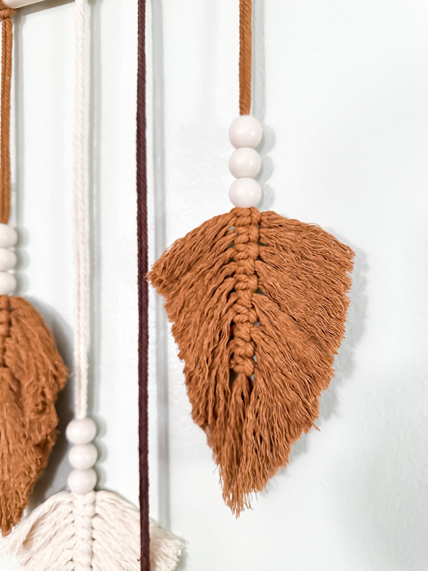 Simple Macramé Feathers